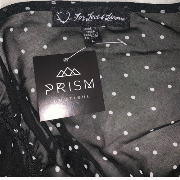 NWT FL&L Truffles Blouse Size L - Picture 7 of 8